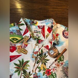 Reyn spooner Washington Nationals Hawaiian Shirt XL